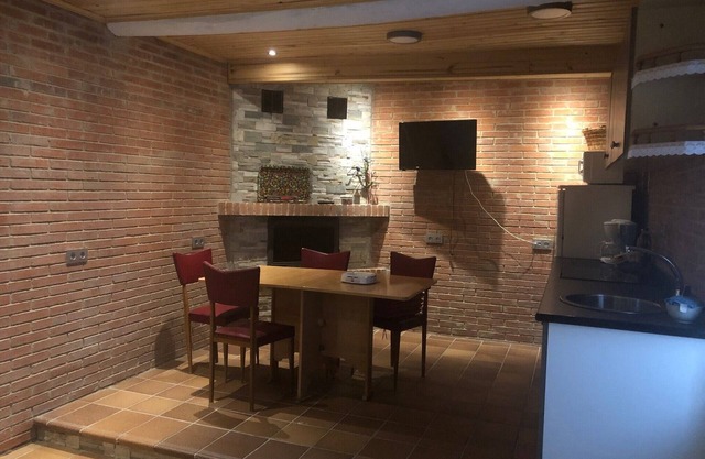 House with terrace and fireplace in the mountains of Asturias