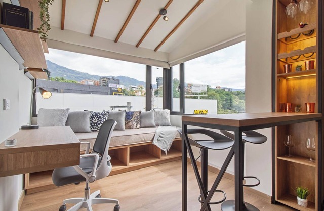 Huge Redone Studio AC Free Guests, Across From exito