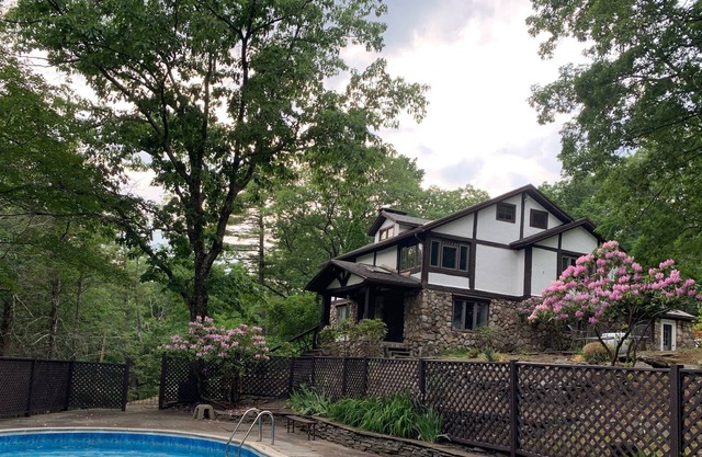 Iconic Byrdcliffe estate property with in-ground pool on 10 acres.