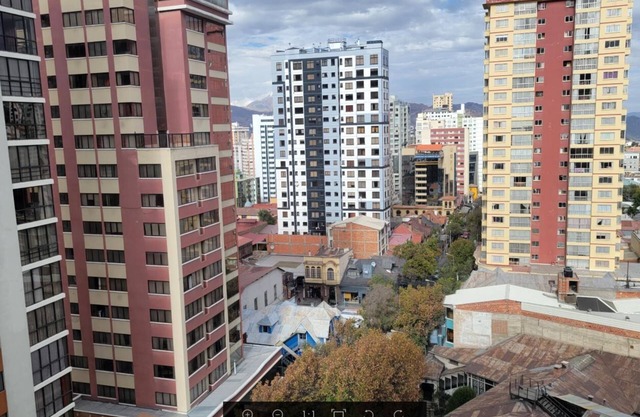 In the center of the city of La Paz