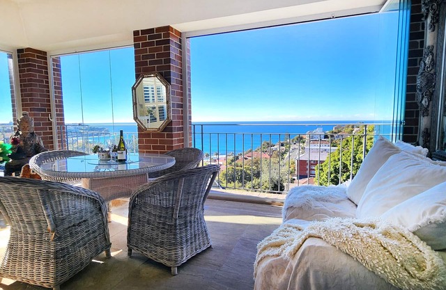 Incredible Bronte Beach views from large balcony