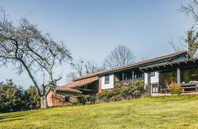 Incredible stone built home with spectacular views of the surrounding countryside.