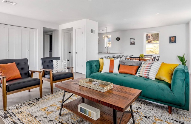 Industrial chic home walkable to Mill & Main and rail trail