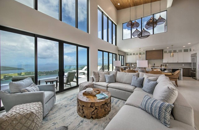 Infinity Pool Over Looking Magen's Bay and the BVI- Island Serenity
