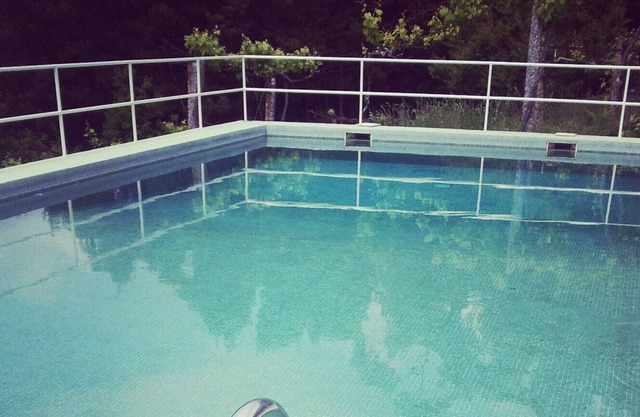 Integrated space on agricultural property, with private pool and tennis court