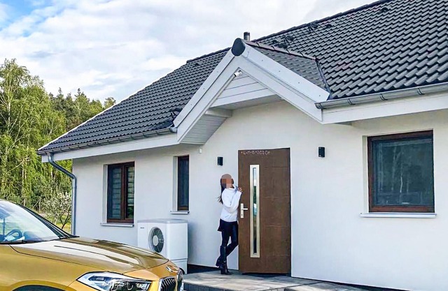Inviting cottage in contemporary style.
