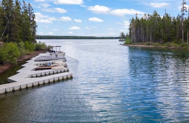 Island Park Cabin with Private Dock on the Lake