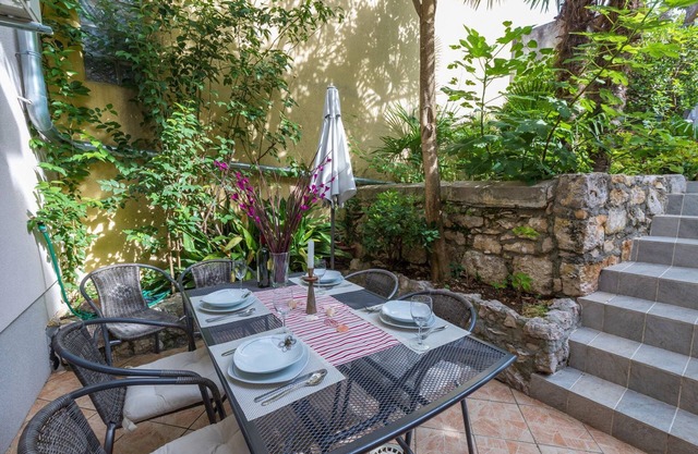 Just 100 metres to the sandy beach from this holiday home just for you alone