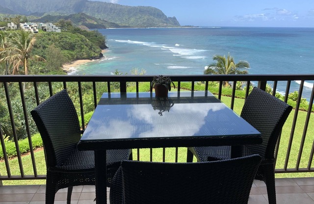 Kauai Oceanfront Condo Princeville, Pali Ke Kua 218, Best views, Corner unit
