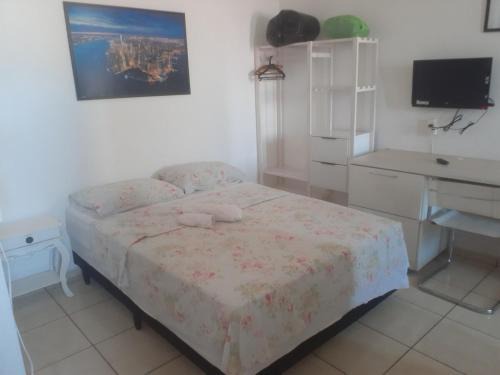 kitnet no jardim Matilde com ar e garagem