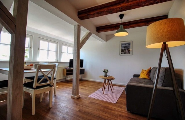 Kleine Giebelwohnung im Ferienhaus Makrele von 1877