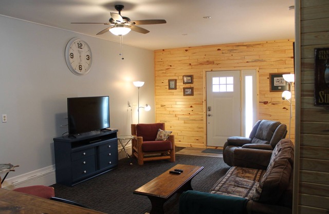 Knotty Pine Retreat at Hubbard Lake with private deeded lake access steps away