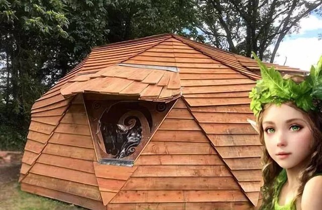 Komfortables Holz Geodäsie ALCHIMIST 38m2 - 4 Personen 4 Personen