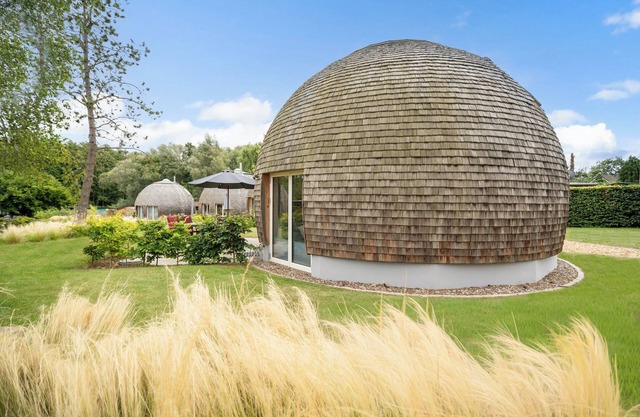 Kugelhaus Nordlichter - healthy living with clay & seagrass, eat-in kitchen, 2 bathrooms, Terra