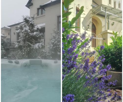 Kúria apartman with private jacuzzi and pool