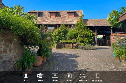 La Grange - Ground Floor Apartment, Terrace, Free Private Parking, Near Colmar