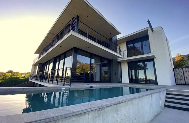 Lagoon House | Lagoon view | Heated pool