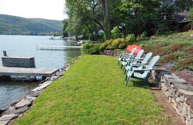 Lake George Waterfront with Dock Space, fire pit and game room!