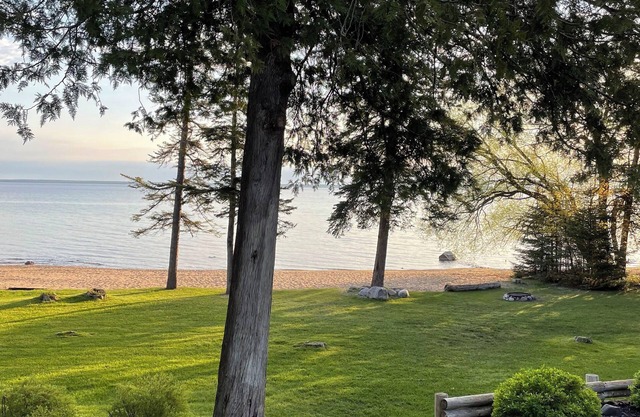 Lake Huron home - Bridge Views - private beach