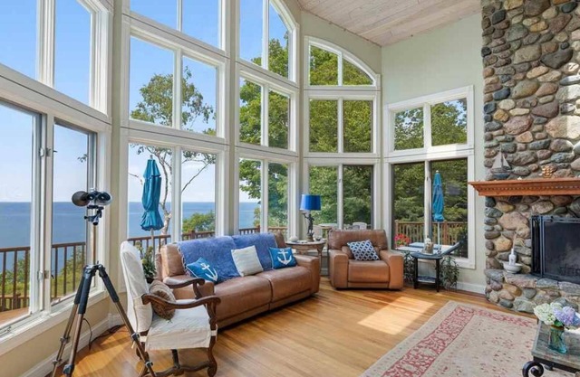 Lake Michigan Sunset Views! Water views every room! Arcadia Bluffs