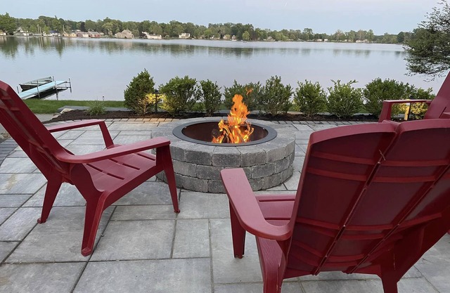 Lake side country home