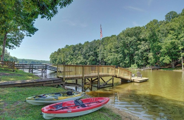 Lakefront A-Frame Cottage with Kayaks & Fire Pit