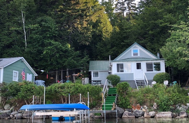 Lakefront Camp on Molasses Pond, Easily Accessible to Mount Desert Island.