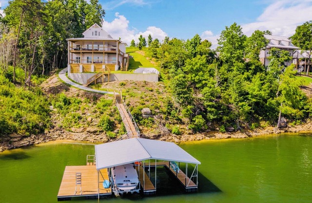 Lakefront Home with Waterfront Views from Every Room - 4.4 miles to The Barn