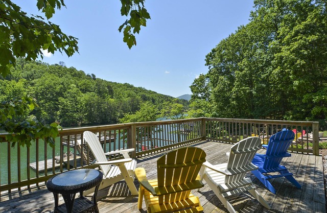 Lakefront,Hot-Tub, Fire-Pit, Dogs allowed,fireplaces, Fenced yard, Pool Table,