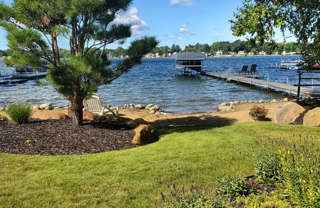 Lakefront Sunsets and Sandy Beach in Rockford, MI