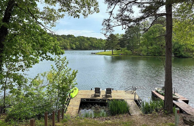 Lakefront & Trailside Escape w/Private Dock +Deck