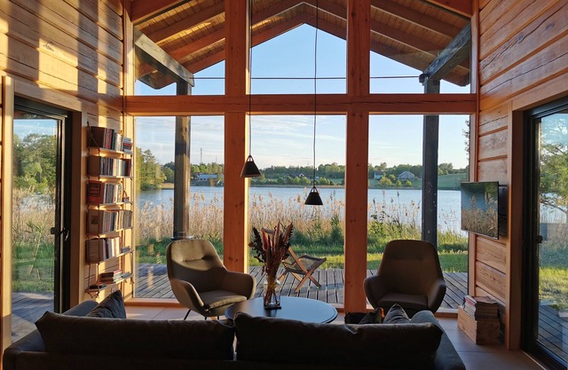 Lakehouse Nero vacation home right on the lake and beautiful old town nearby.