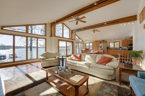Lakeside Michigan Retreat with Boat Dock and Fireplace