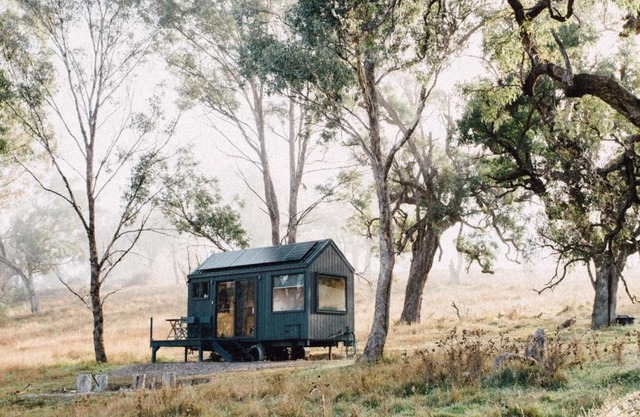 Lakeside Off-Grid Cabin - Pet Friendly - Freja