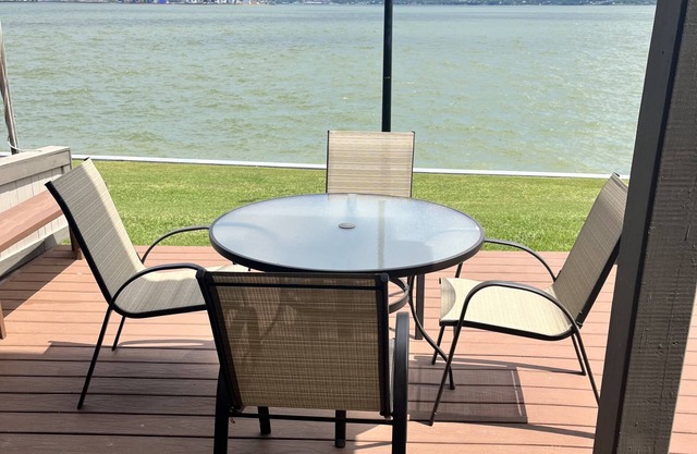 Lakeview Gem! Lakeside Condo with Deck, Fishing, and Nearby Dining - Perfect for Couples!