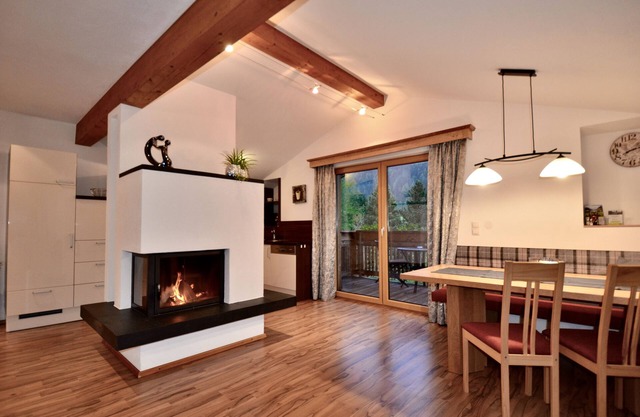 Landhaus Waldhart - vacation with fireplace and view in the middle of the Ötztal