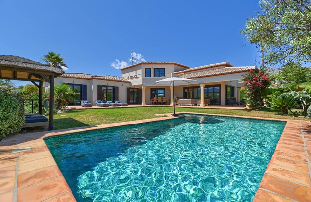 Large and romantic luxury villa in Denia, Costa Blanca, Spain with private pool for 8 persons