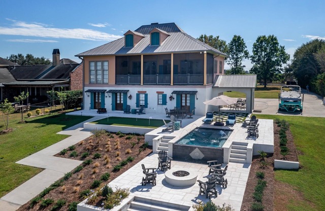 Large Beautiful Home On False River w/Pickleball Court and Heated Cocktail Pool