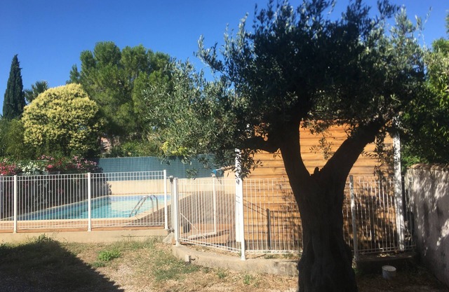 Large, bright house with a well-exposed swimming pool.