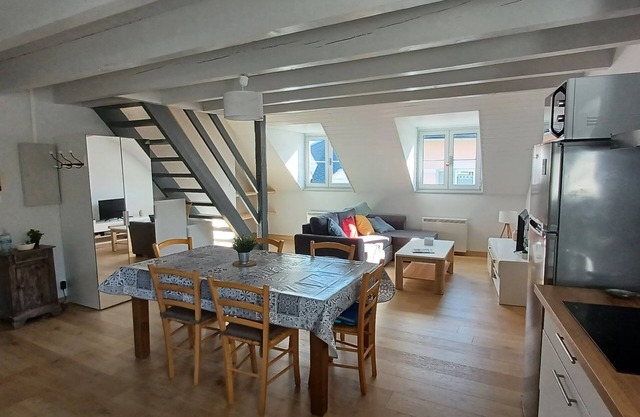 Large duplex apartment 60m2, 3 stars
