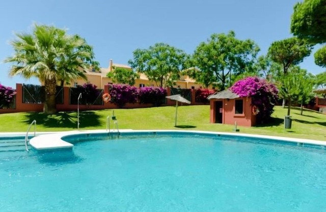 Large terrace and pool