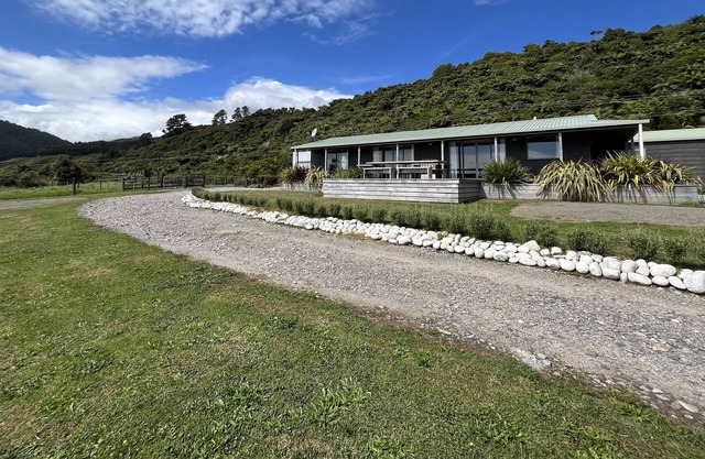 Large home with stunning sunset views.