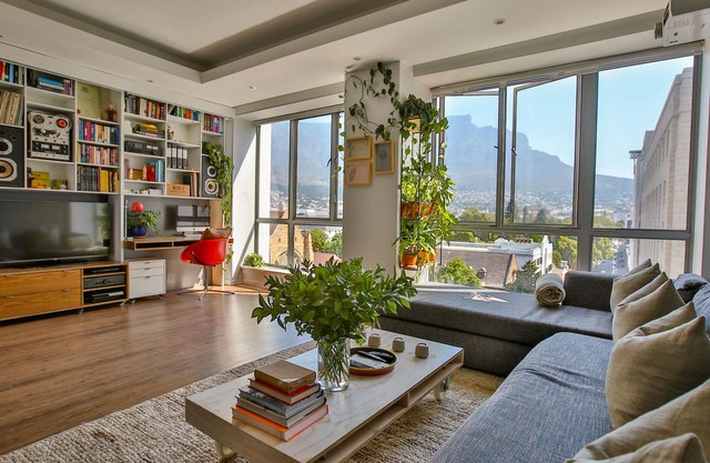 Large luxury apartment with stunning mountain views, swimming pool, gym, cinema