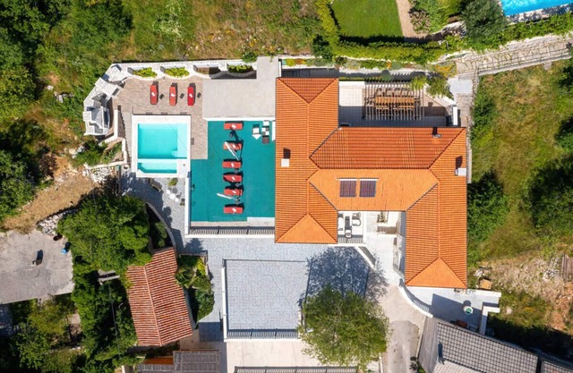 large stately villa with wellness and heated infinity pool