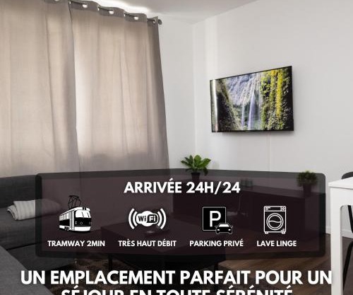 Le 3 Chambres Parking Proche Tram