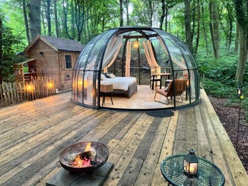 Le Dôme de Namur - Une nuit insolite dans les bois