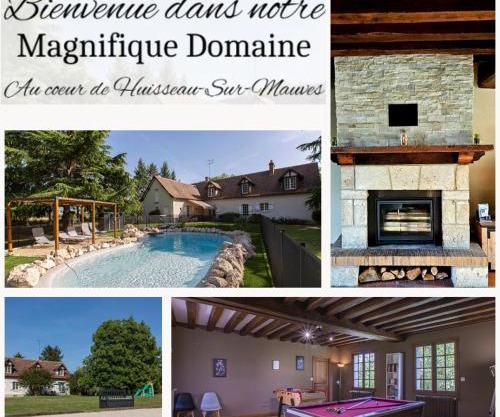 Le Domaine de Baracas - Le Grand Gîte 4 étoiles - piscine-billard-baby-foot-cheminée - 14 personnes