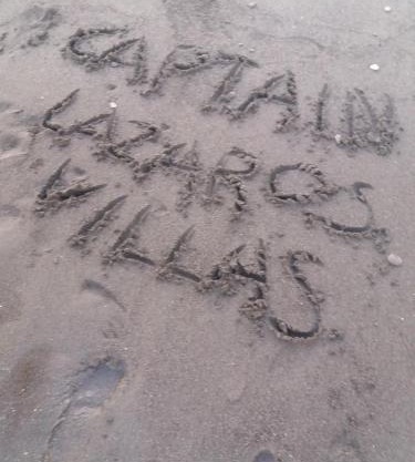 Located by the sea one beachfront Private Captain Lazaros Pool Villa with loft in 750sqm spacious private plot-Jacuzzi-sunrelax-furnished terace-gazebo-private parking,sleep 3 adults and 2 children, just steps from the Black Beach-Seaview