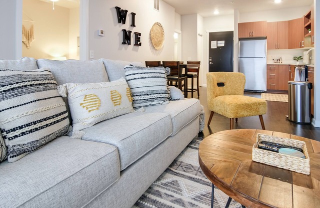 Location, Location! Near all TC has to offer! Featuring a comp. coffee bar