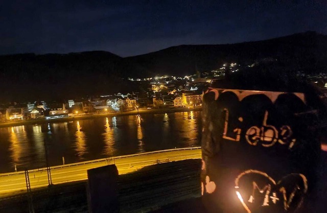 Loft 1 with a fantastic panoramic view of the Moselle, near Cochem and Elz Castle